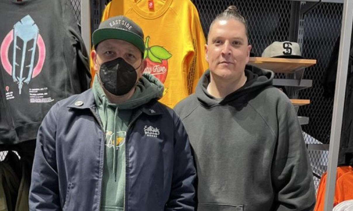 Maskwa Founder Josh Nilson with SECTION 35 Founder Justin Jacob Louis